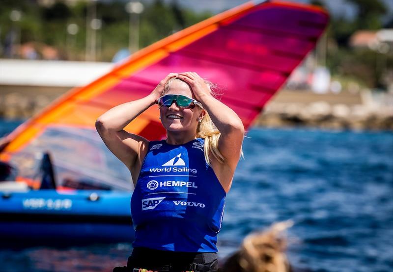 Saskia Sills (GBR) - Hempel World Cup Series Final photo copyright Jesus Renedo / Sailing Energy / World Sailing taken at  and featuring the RS:X class