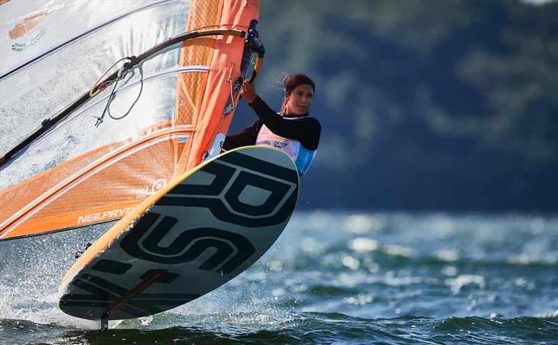 Natasa Lappa (CYP) on day 2 of the Hempel Youth Sailing World Championships photo copyright Robert Hajduk / World Sailing taken at  and featuring the RS:X class