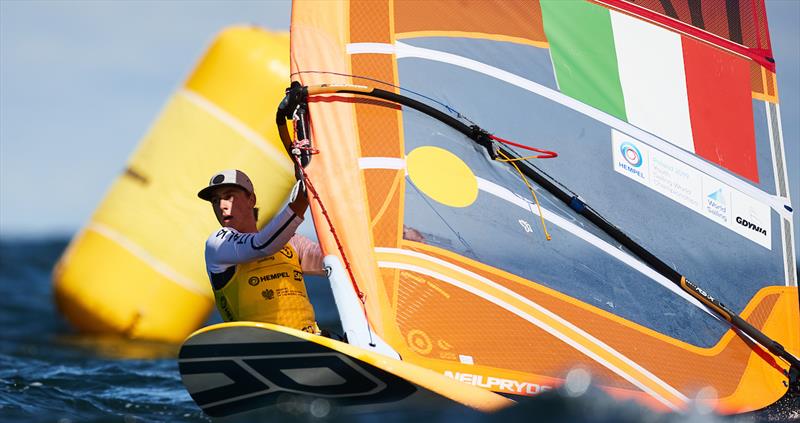 Nicolo Renna (ITA) on day 2 of the Hempel Youth Sailing World Championships - photo © Robert Hajduk / World Sailing