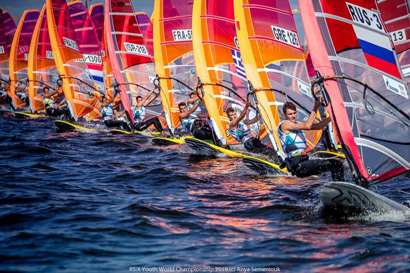 2019 RS:X Youth World Championship - Day 1 photo copyright Anya Semeniouk taken at Yacht Club of Saint-Petersburg and featuring the RS:X class