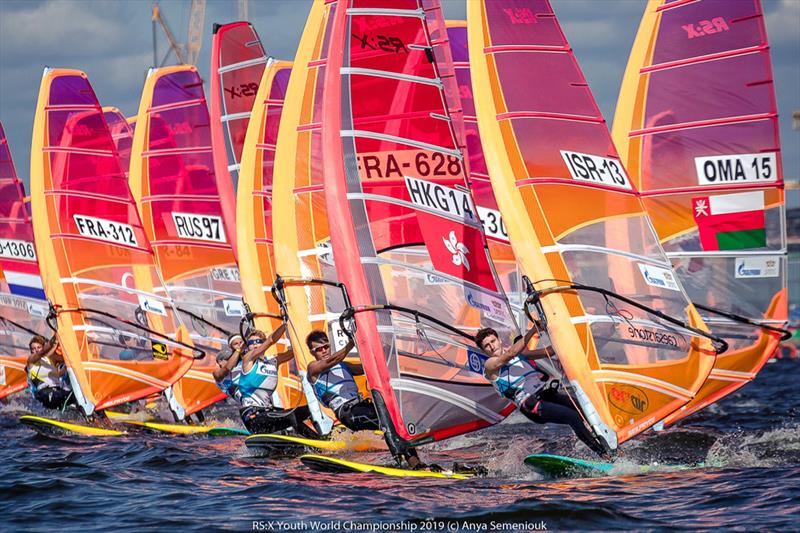2019 RS:X Youth World Championship - Day 1 photo copyright Anya Semeniouk taken at Yacht Club of Saint-Petersburg and featuring the RS:X class