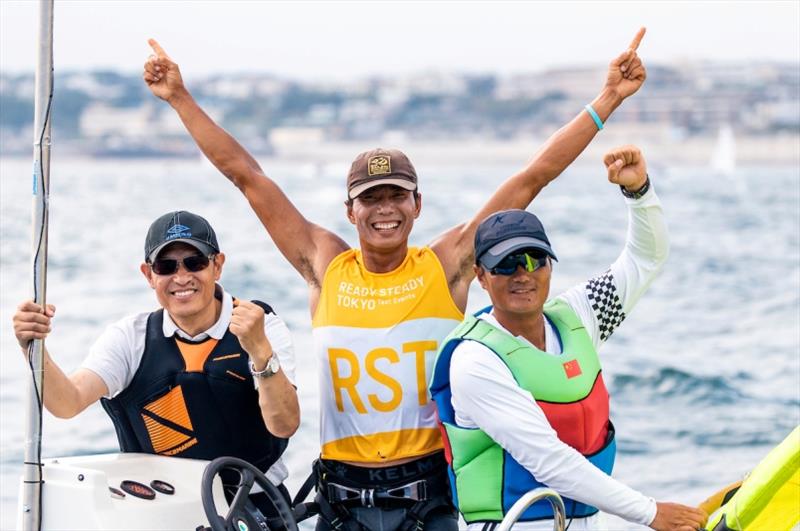 Mengfan Gao - Ready Steady Tokyo, day 5 photo copyright Pedro Martinez / Sailing Energy / World Sailing taken at  and featuring the RS:X class