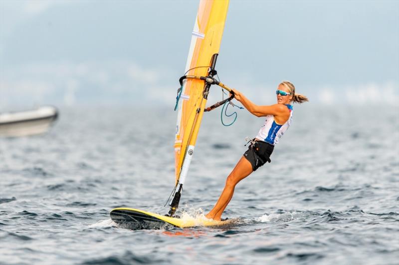 Emma Wilson - World Cup Series Enoshima, day 1 photo copyright Pedro Martinez / Sailing Energy / World Sailing taken at  and featuring the RS:X class