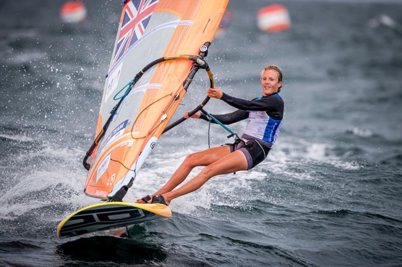 Emma Wilson, RS:X Women - Hempel World Cup Series Enoshima, Day 2 photo copyright Jesus Renedo / Sailing Energy / World Sailing taken at  and featuring the RS:X class