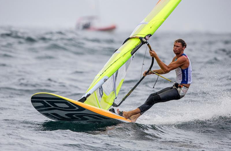 Tom Squires, RS:X Men - Hempel World Cup Series Enoshima, Day 2 - photo © Jesus Renedo / Sailing Energy / World Sailing