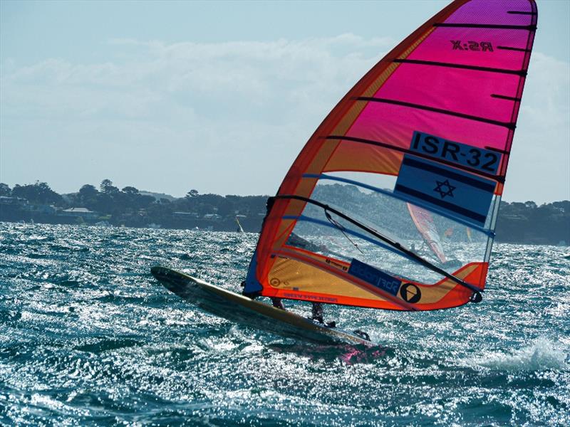 Katy Spychakov - 2020 RS:X Windsurfing World Championships, day 2 - photo © Caitlin Baxter