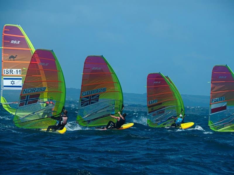 2020 RS:X Windsurfing World Championships - Day 2 photo copyright Caitlin Baxter taken at Sorrento Sailing Couta Boat Club and featuring the RS:X class