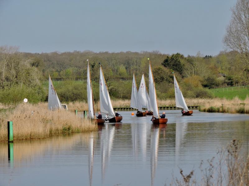 Broads Area 2022 Champion-of-Champions Sailing Event photo copyright Holly Hancock taken at Beccles Amateur Sailing Club and featuring the Norfolk 14 Foot One Design class