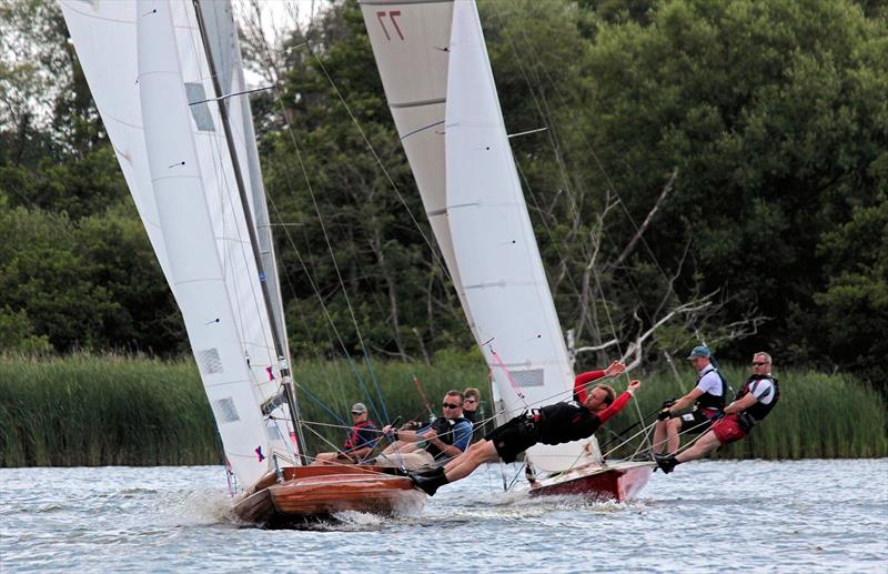 Norfolk Punt Open on Barton Broad photo copyright Robin Myerscough taken at Norfolk Punt Club and featuring the Norfolk Punt class