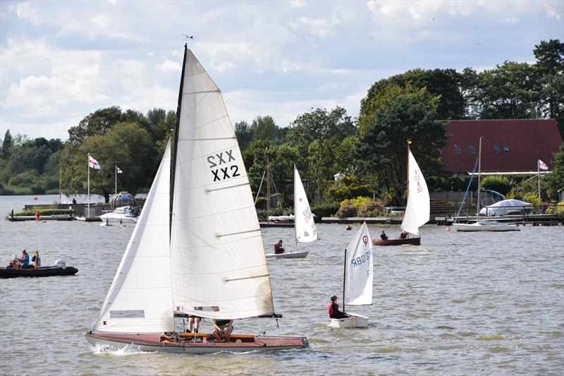 Oulton Rater Catastophe during Oulton Week 2019 photo copyright Trish Barnes taken at Waveney & Oulton Broad Yacht Club and featuring the Norfolk Punt class
