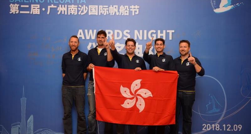 Team Hong Kong. Guangzhou Nansha International Sailing Regatta 2018 photo copyright Nansha Sailing Academy taken at  and featuring the Norfolk Punt class