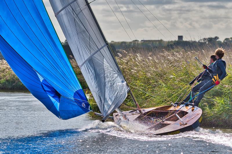 Blackbird during the Norfolk Punt Class Athene Cup 2022 photo copyright @DEJphotos taken at Norfolk Punt Club and featuring the Norfolk Punt class