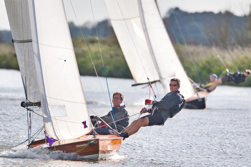 Goosander during the Norfolk Punt Class Athene Cup 2022 photo copyright @DEJphotos taken at Norfolk Punt Club and featuring the Norfolk Punt class