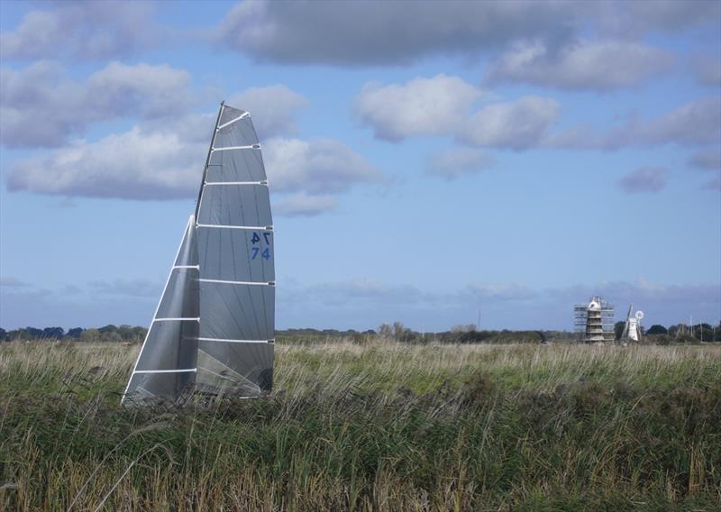 Blackbird during the Norfolk Punt Class Athene Cup 2022 photo copyright Bill Glover taken at Norfolk Punt Club and featuring the Norfolk Punt class