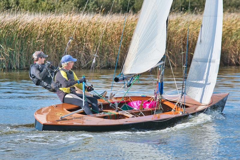 Pereguine during the Norfolk Punt Class Athene Cup 2022 photo copyright @DEJphotos taken at Norfolk Punt Club and featuring the Norfolk Punt class