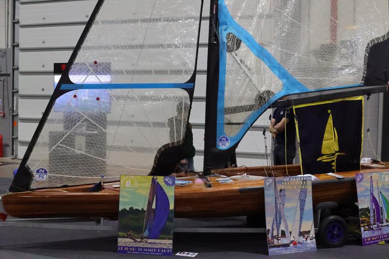 Judging boats for the Concours d'Elegance at the RYA Dinghy & Watersports Show photo copyright Mark Jardine / YachtsandYachting.com taken at RYA Dinghy Show and featuring the Norfolk Punt class