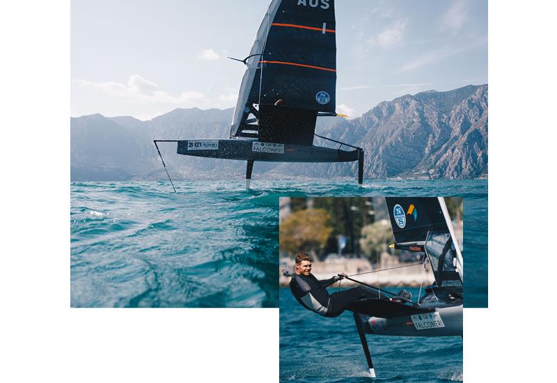 Tom Slingsby wins the 2021 Moth Worlds photo copyright North Sails taken at Fraglia Vela Malcesine and featuring the  class