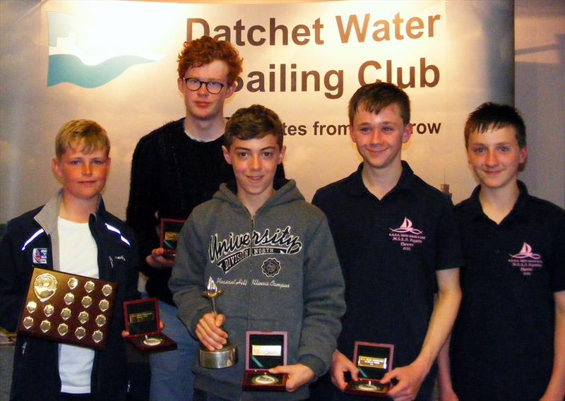 NSSA Inland Championship Trophy Winners photo copyright Nigel Vick taken at Datchet Water Sailing Club and featuring the NSSA class