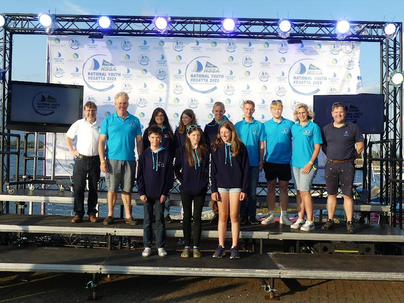 NSSA National Youth Regatta - CMYC team photo copyright Fernhurst Books / Draycote Water Sailing Club taken at Draycote Water Sailing Club and featuring the NSSA class