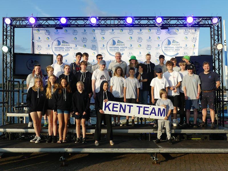 NSSA National Youth Regatta - Kent team photo copyright Fernhurst Books / Draycote Water Sailing Club taken at Draycote Water Sailing Club and featuring the NSSA class