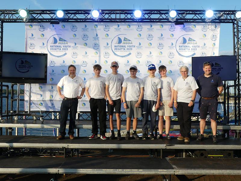 NSSA National Youth Regatta - Cumbria team photo copyright Fernhurst Books / Draycote Water Sailing Club taken at Draycote Water Sailing Club and featuring the NSSA class