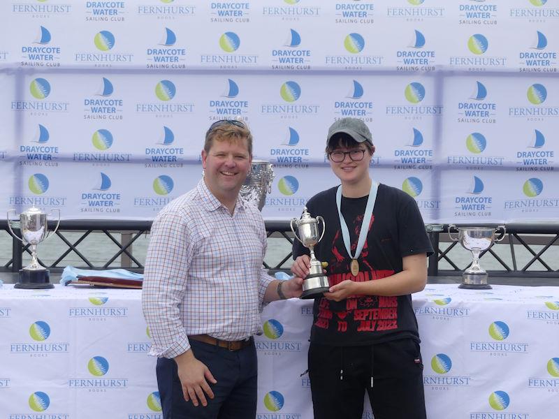 NSSA National Youth Regatta - Surrey Cup: Winner of ILCA 7 fleet photo copyright Fernhurst Books / Draycote Water Sailing Club taken at Draycote Water Sailing Club and featuring the NSSA class