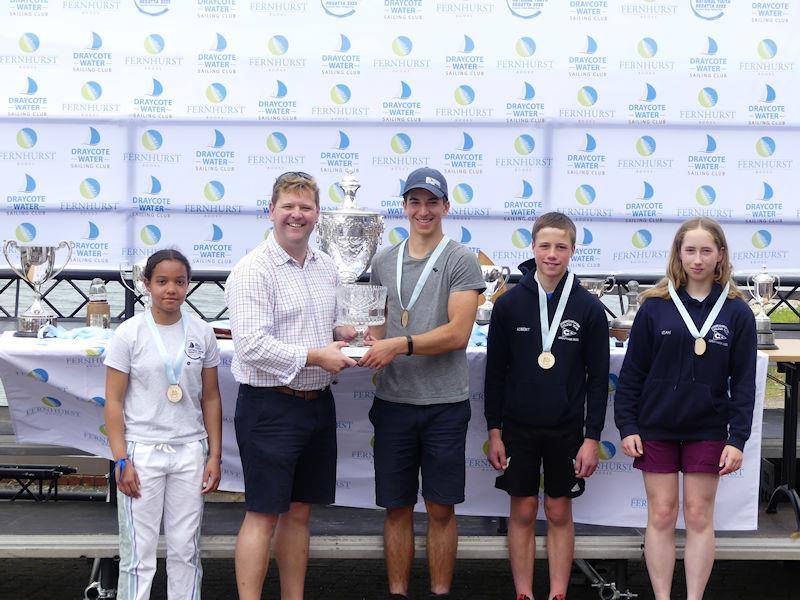 NSSA National Youth Regatta - Topper fleet podium photo copyright Fernhurst Books / Draycote Water Sailing Club taken at Draycote Water Sailing Club and featuring the NSSA class