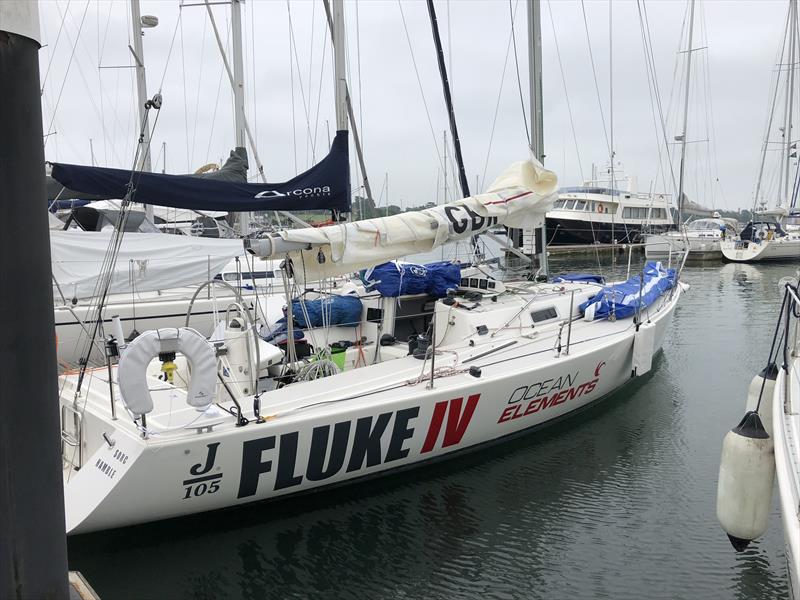 Fluke IV finally ready to race photo copyright James Hardiman taken at  and featuring the  class
