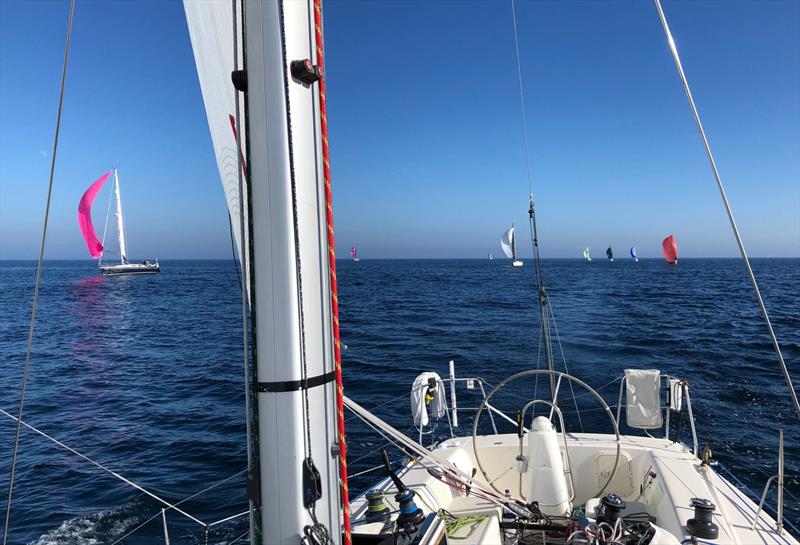 A light wind start to the SORC Guernsey to Cowes race - photo © James Hardiman