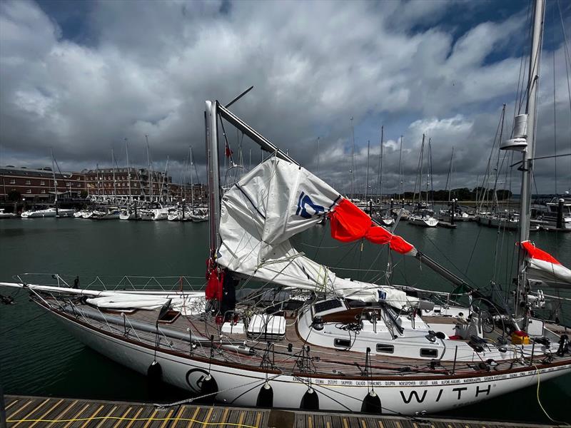 #OGR2023 Adventure Class: Tapio and crew working around the clock to get Galiana WithSecure race start ready - photo © Mauri De Meulder / Galiana WithSecure