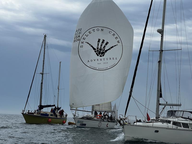 McIntyre Ocean Globe 2023 - Godspeed enjoying the ride at McIntyre Ocean Globe race start – now diverting to Lisbon - photo © Aïda Valceanu / OGR2023