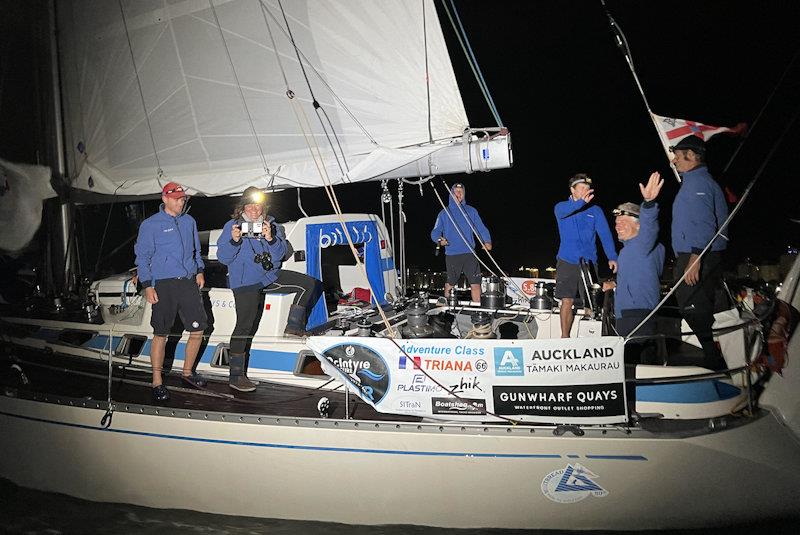 The hard work has paid off for Triana's crew - first in IRC on leg 3 of the McIntyre Ocean Globe Race photo copyright Don McIntyre / OGR2023 taken at Yacht Club Punta del Este and featuring the Ocean Globe Race class