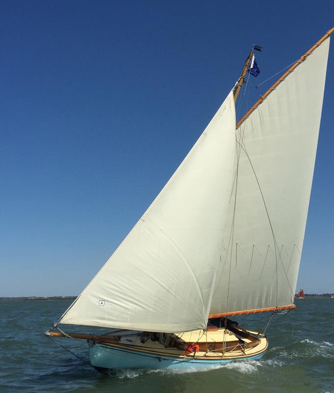 Kelpie II in the OGA East Coast Race 2015 photo copyright Sarah Adie taken at Brightlingsea Sailing Club and featuring the Gaffers class