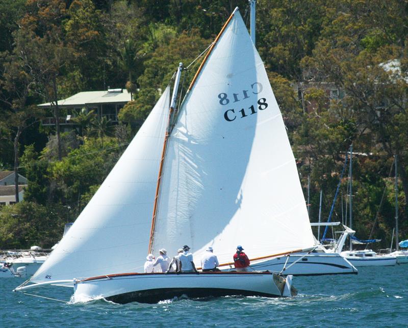 The Wattle Cup on Pittwater photo copyright Tracy Wyban taken at Royal Prince Alfred Yacht Club and featuring the Gaffers class