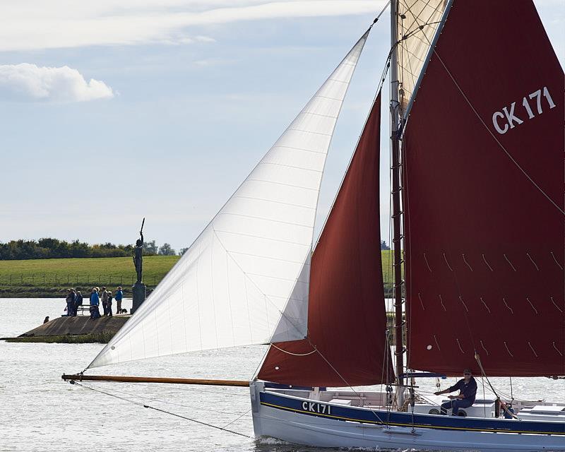 Maldon Town Regatta 2017 photo copyright Sandy Miller taken at Maldon Yacht Club and featuring the Gaffers class