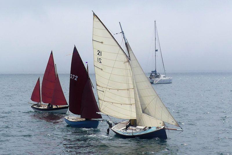 Dayboat start - Nick Cousins Memorial Spring Regatta at Royal Channel Islands YC photo copyright Bill Harris taken at Royal Channel Islands Yacht Club and featuring the Gaffers class