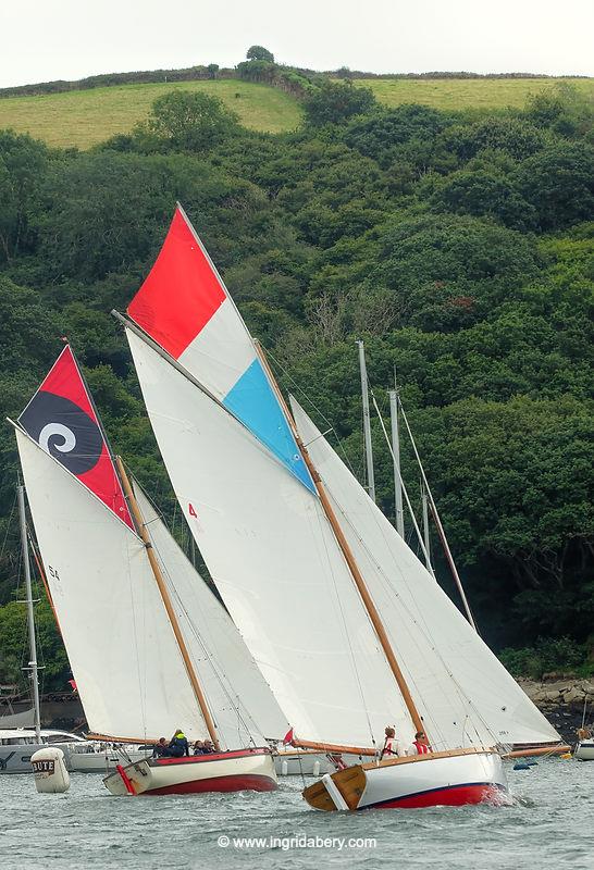 Fowey Royal Regatta 2024 photo copyright Ingrid Abery / www.ingridabery.com taken at Royal Fowey Yacht Club and featuring the Gaffers class