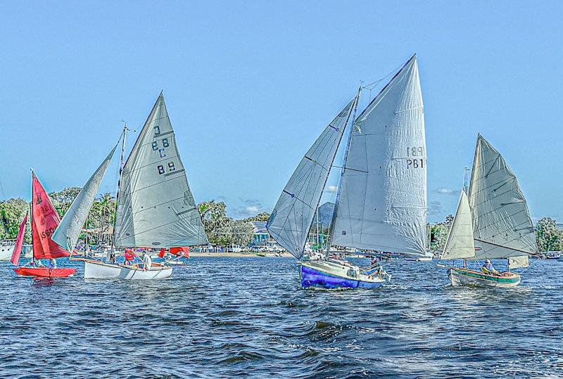 Noosa Yacht and Rowing Club Gaff Rig Regatta 2024 - photo © Jules's photography