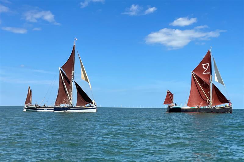 Thames barges - Whitstable Week 2025 - photo © Steve Gray