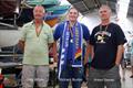 Belgian OK Dinghy Nationals (l-r) Greg Wilcox, Richard Burton & Robert Deaves © OK Class