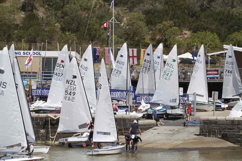 Racing underway at Black Rock YC on day 2 of the OK Worlds - photo © okworlds2014