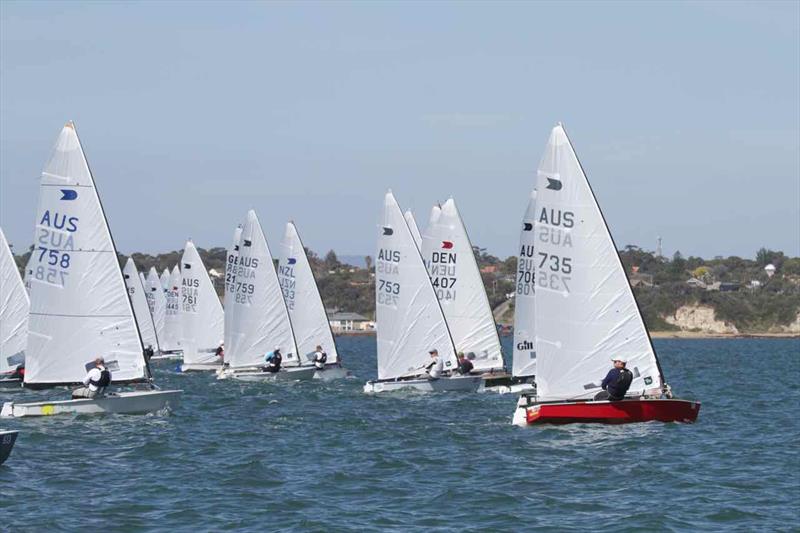 Racing underway at Black Rock YC on day 2 of the OK Worlds - photo © okworlds2014