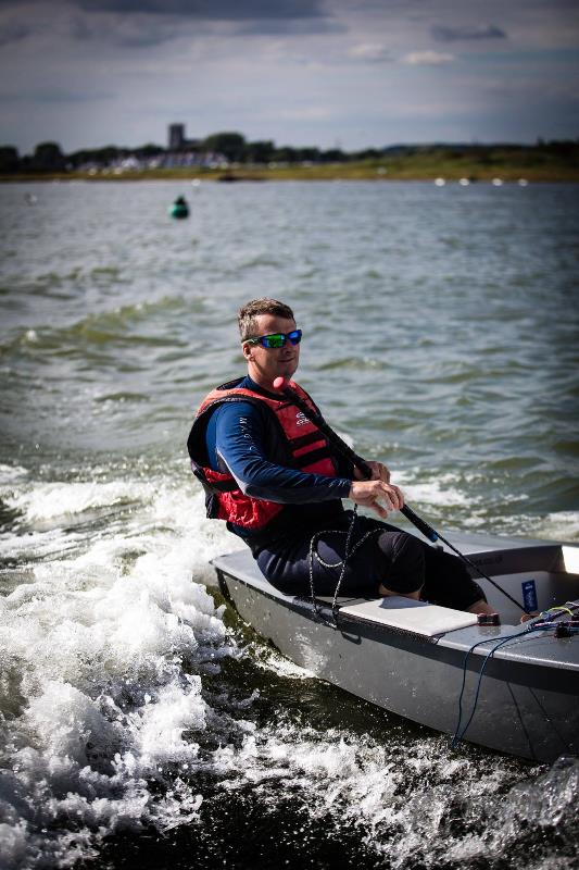 Andy Rushworth wins the Eric Barnes Trophy at Christchurch photo copyright Neil Hodgkinson taken at Christchurch Sailing Club and featuring the OK class