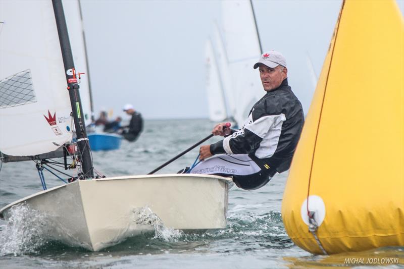 OK Dinghy Worlds at Quiberon day 3 photo copyright Robert Deaves taken at Société des Régates de Saint Pierre Quiberon and featuring the OK class