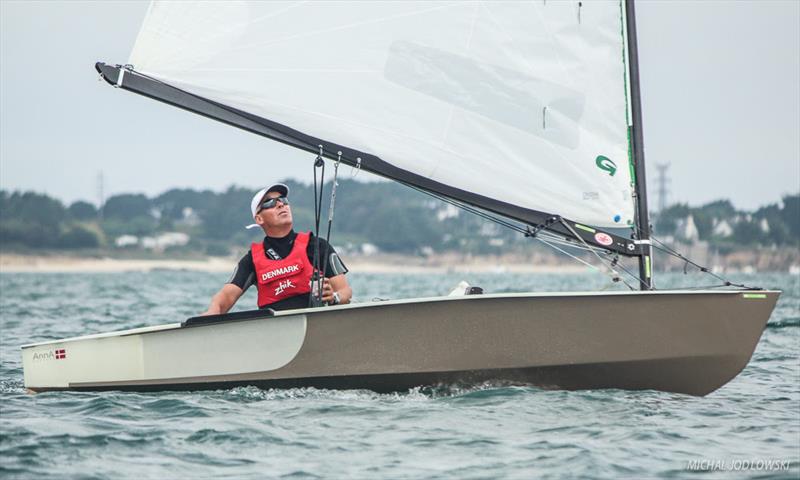 OK Dinghy Worlds at Quiberon day 3 photo copyright Robert Deaves taken at Société des Régates de Saint Pierre Quiberon and featuring the OK class