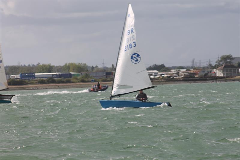 Richard Burton during the Battle of the Classes at the 2016 Southampton Boat Show photo copyright SailRacer taken at  and featuring the OK class