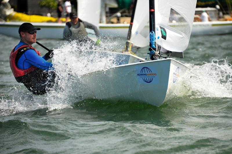 Tim Davies still leads overall after day 3 at the Australian OK Nationals photo copyright Bruce Kerridge taken at Drummoyne Sailing Club and featuring the OK class