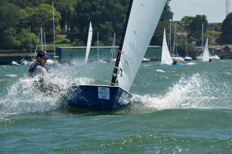 Brent Williams sailed well for South Australia in the Australian OK Nationals photo copyright Bruce Kerridge taken at Drummoyne Sailing Club and featuring the OK class