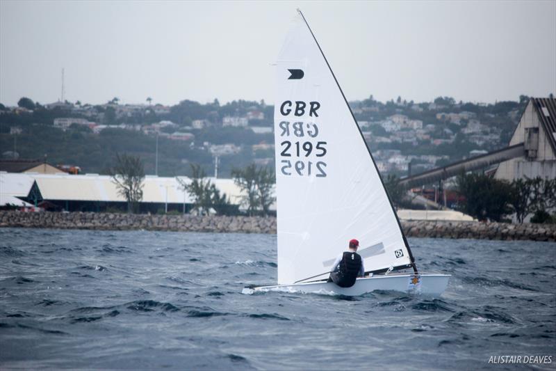 2017 OK Dinghy Worlds day 1 photo copyright Robert Deaves taken at Barbados Yacht Club and featuring the OK class