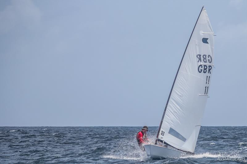 Jim Hunt on day 3 of the 2017 OK Dinghy Worlds - photo © Alastair Deaves